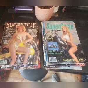 Vintage Supercycle magazine lot